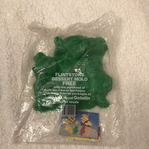 1988 Vintage Flintstone's Dessert Mold Jello - Fred Barney Pebbles Dino JELL-O
